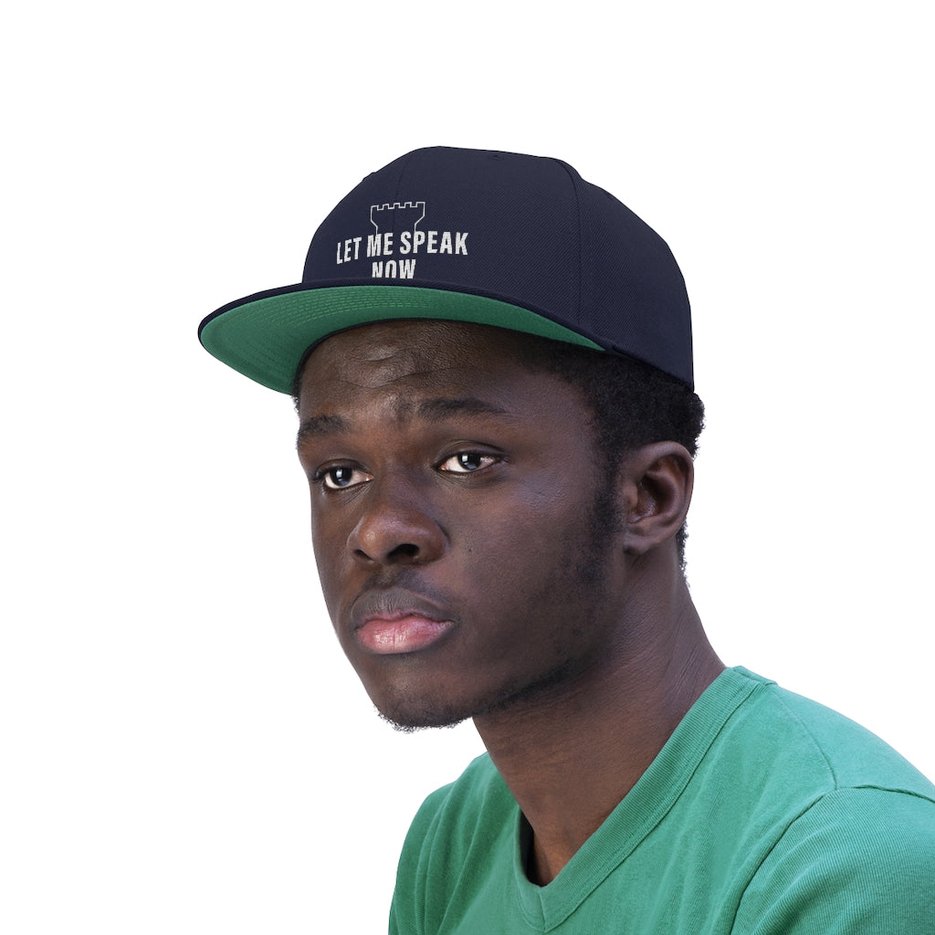 Let Me Speak Now (Unisex Twill Hat)