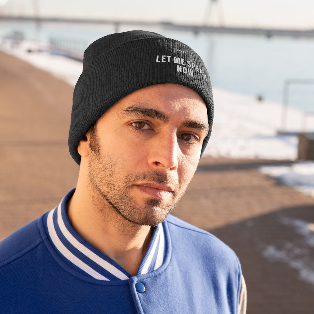 Let Me Speak Now (Knit Beanie)