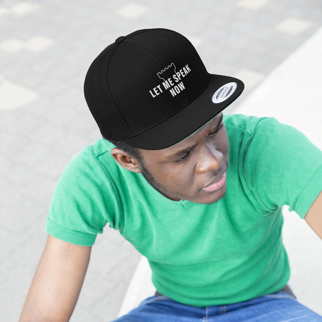 Let Me Speak Now (Unisex Twill Hat)