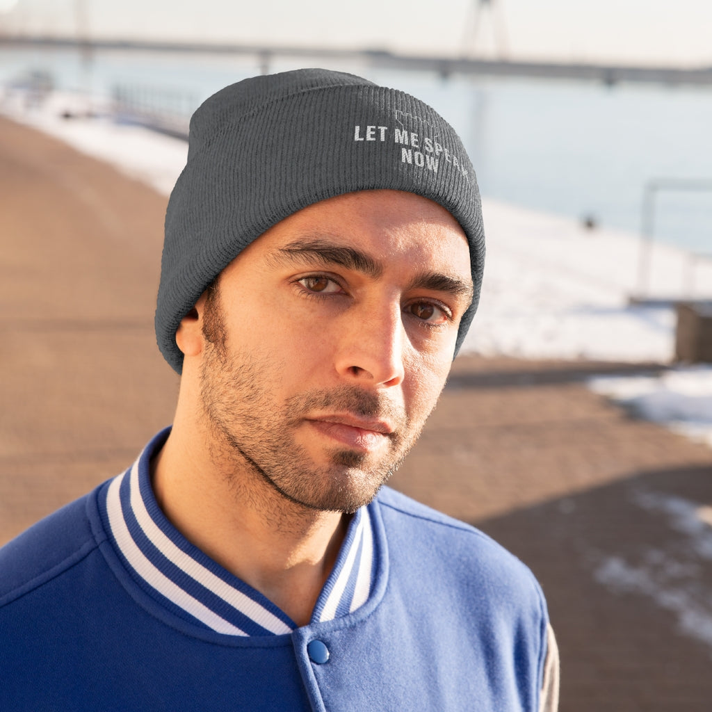 Let Me Speak Now (Knit Beanie)