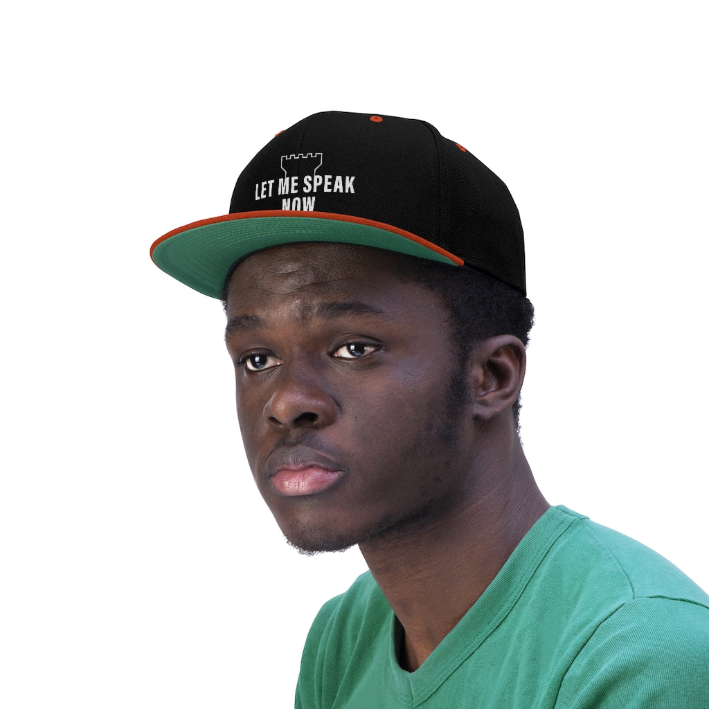 Let Me Speak Now (Unisex Twill Hat)