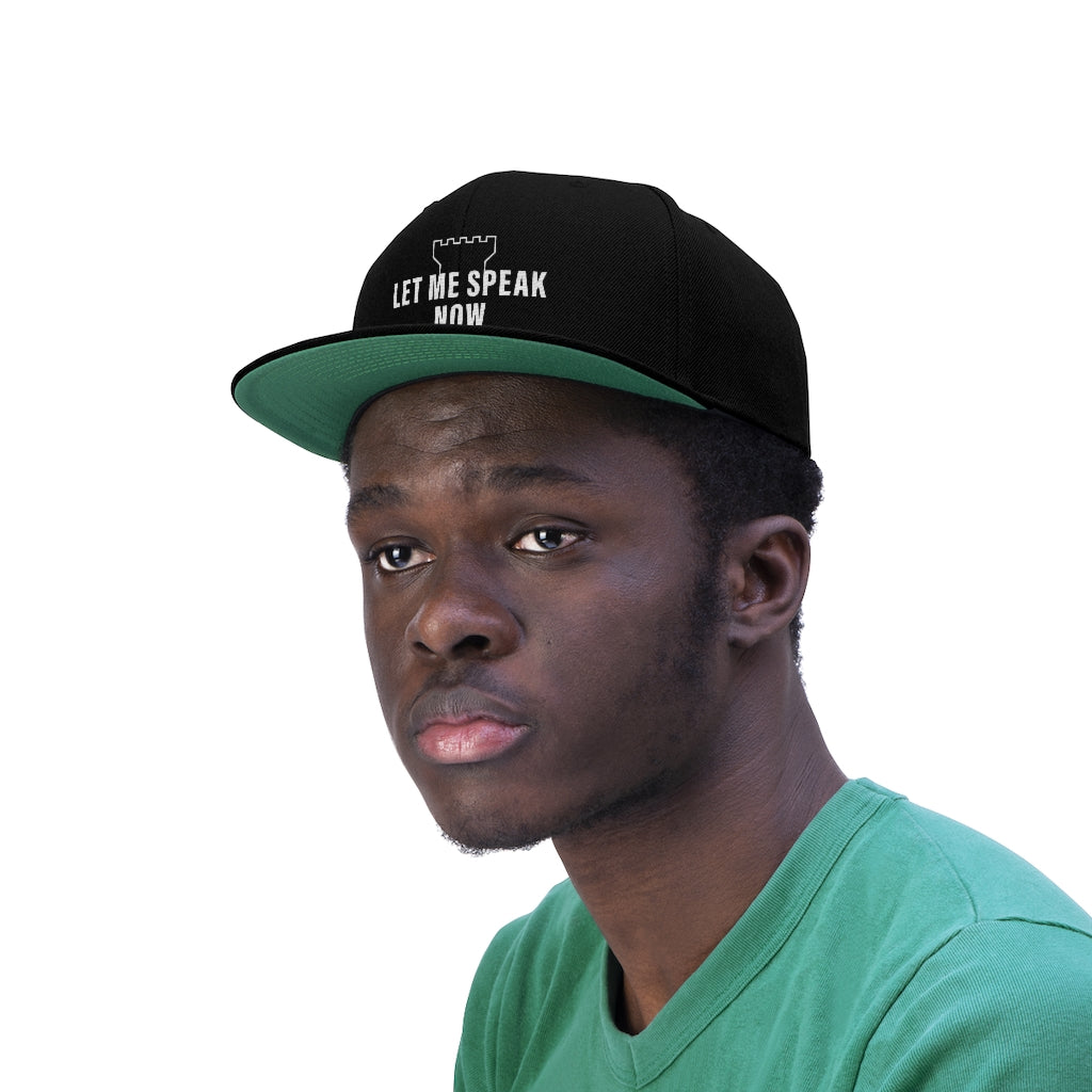 Let Me Speak Now (Unisex Twill Hat)