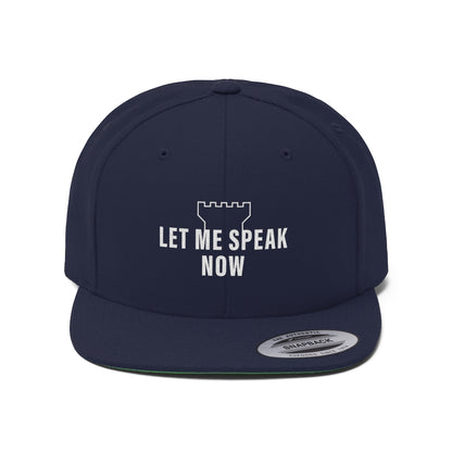 Let Me Speak Now (Unisex Twill Hat)