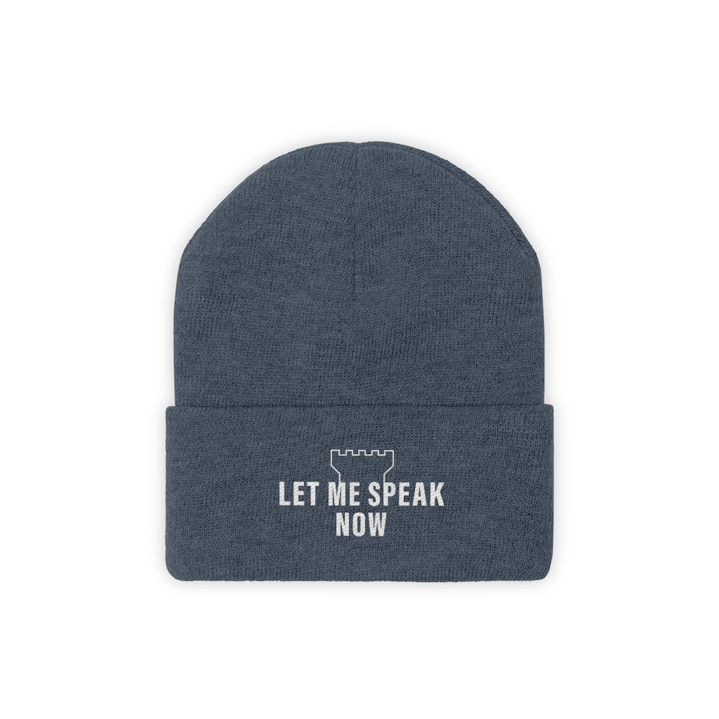 Let Me Speak Now (Knit Beanie)